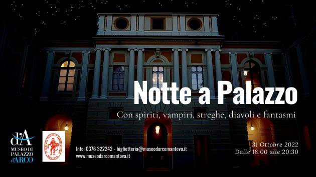 Notte a Palazzo con spiriti, vampiri, streghe, diavoli e fantasmi