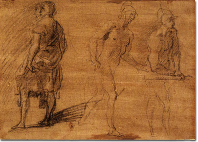 Tre figure virili A. Petrazzi