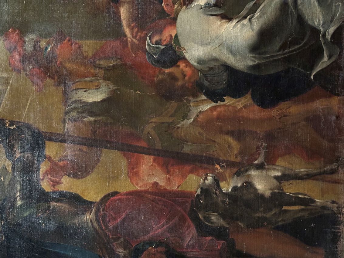 particolare canino di giuseppe bazzani